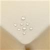 Homaxy Tovaglia effetto lino, lavabile, rettangolare, 80 x 80 cm, in lino, impermeabile, lavabile, effetto loto, antimacchia, colore: beige