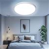 Kuwork Plafoniera LED Soffitto 40CM, 48W Plafoniere Moderna, 6500K Lampada LED Soffitto per Soggiorno, Camera da Letto, Ufficio, Cucina, Bagno, Balcone