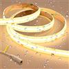 GOMING 24V Super Luminoso COB Striscia LED Bianco Caldo 3000K 5M 2050LM/M 14.5W/M IP65 Impermeabile Alta Densità 480LED/M CRI 93+ Luci LED per Decorazione Casa(Senza Alimentazione)