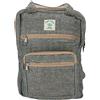 GURU SHOP Ethno - Zaino in canapa, per computer portatile, colore verde scuro/flax, da uomo/donna, in cotone, taglia unica, 35 x 30 x 15 cm, in tessuto, Verde scuro/lino, Taglia unica