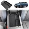 GAFAT Compatibile con BMW X3 G45 2025 2026 Contenitore per Console Centrale, X3 2025 Plug-in Hybrid XDrive Braccioli Organizer Portaoggetti, con Tappetini Antiscivolo, Lavabile, X3 G45 Accessori