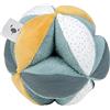 Nattou Peluche Interattivo Multiattività in Cotone e Poliestere, Palla con Effetto Sonoro per Neonati E Bambin, Lapidou, Colore Verde/Arancione, 877787