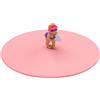 LURCH Il mio coperchio Beach Friends Tina Tennis - Unico coperchio in silicone per bicchieri, senza BPA, lavabile in lavastoviglie, riutilizzabile, in silicone