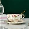 SOREZE Teiera europea in porcellana cinese da 400 ml. Set da tè pomeridiano inglese. Teiera in porcellana. Caffettiera resistente al calore