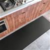 Olivo Tappeti OLIVO.shop | ROTOLO MULTI Tappeto cucina pvc a metraggio, Passatoia cucina antiscivolo lavabile, Nero (50x300 cm)