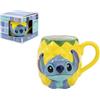 CARTOON Tazza in ceramica Stitch Disney 3D modello mug 415 ml personaggio tridimensionale ciotola da colazione per bambini collezionabile