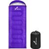 Sportneer Sacco a pelo esterno per campeggio: Sportneer 3 - 4 stagioni, sacco a pelo estivo, sacco a pelo invernale, piccolo, portatile, ultraleggero, 1,7 kg, completo riempimento per adulti, trekking, viaggio