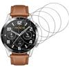 NEW'C 5 Pezzi, Pellicola Prottetiva per Huawei Watch GT 2 46mm, Vetro Temperato, Senza Bolle, Durezza 9H, 0,33mm Ultra Trasparente, Ultra Resistente