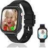 Ruopoem Smartwatch Bambini GPS, 4G Telefono Orologio Smartwatch Bambini Videochiamate WiFi SOS IP68 Impermeabile Voce Chat Sveglia Giochi, Orologio Bambino Cellulare Regali per Ragazza e Ragazzo