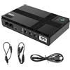Quevati Mini UPS Batteria di Backup per Router,Gruppo di Continuità con 10400mAh PowerBank,USB Uscita 5V 2A USB e 5V 9V 12V 2A DC,Telecamere di Sicurezza, Smartphone,18Wh