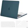 MOSISO Custodia Compatibile con MacBook Pro 14 Cover M5 M4 M3 M2 M1 2026 | Case&Copritastiera&Pellicola per 2025-2021 A3427 A3426 A3434 A3112 A3185 A3401 A2918 A2992 A2779 A2442, Deep Teal