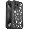 PanXCase Cover per Honor X7a - Custodia Silicone Sottile Elegant Disegni Morbida Leggera, Protezione Fotocamera Antiurto Antigraffio Case (Black,Planets)