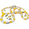 Yangers 335 Pezzi Montaggio Stem giocattoli da costruzione per bambine, 5 mini Pista da corsa macchinine Veicoli Cars Giocattoli interattivi Regali fai da te Playset treno Per 2+ anni