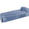 Naturehike Poltrona gonfiabile reclinabile, divano ad aria impermeabile con pacchetto portatile, letto gonfiabile pigro per viaggi, campeggio, escursioni, piscina e festa in spiaggia (Blu)