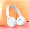 Generic SanSixi Cuffie Auricolari Compatibili con Bluetooth Cuffie Senza Fili Auricolari Stereo Pieghevoli per lo Sport Micro Auricolare a Mani Libere Lettore MP3 (White)
