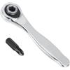 BOXOB Cacciavite a Cricchetto Mini da 72 Denti con Attacco da 1/4 di Pollice, Cacciavite a Cricchetto Micro Chiave a Cricchetto Mini Set per Lavori di Precisione Spazi Ristretti