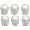 BOZONLI 6pcs Rotonda Pomelli Maniglie per Mobili Cassetti Armadio Cassettiera da Cucina Bagno 22mm (sferico opaco)