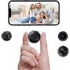 BSLVWG Telecamera Spia Nascosta Senza Fili Piccola Telecamera Full HD 1080p Visione Notturna Rilevamento di Movimento Telecamera Segreta Mini Babysitter Sicurezza Domestica Telecamera di Sorveglianza