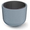 Prosperplast Vaso da fiori grigio, con serbatoio, collezione MILLY, 23,9 x 23,9 x 19,7 cm, capacità 7 L.