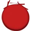 Stof LOVELY CASA CU4689002GAL Gal-R Nelson 100PE Rotondo, 40 CM, 100% Cotone, Cotone, Rosso, 40 x 40 cm