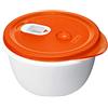 Rotho Micro Clever Contenitore per Microonde con Valvola e Coperchio, 1.6 L