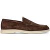 ANTICO MASTRO Mocassino uomo marrone in suede
