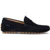HARMONT&BLAINE Mocassino uomo blu in suede