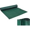 IlGruppone Rete Ombreggiante Varie Misure Frangivista Telo Privacy Frangivento Verde Recinzione Frangisole Copertura Esterno Ombra Terrazzi Giardini - Verde - 1x5 MT