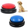 Cerioll Pulsanti per Cani, Buzzer Button, Beeper per Cani, 2 Pezzi Gioco Interattivo Cane, Recordable Training Answer Buzzers, Clicker per Cani Addestramento, Pulsante Cane, Addestramento Cani Accessori