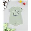 Prénatal Tutina corta neonato waffle dinosauri