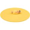 LURCH Il mio coperchio Beach Friends Dave Dune - Unico coperchio in silicone per bicchieri, senza BPA, lavabile in lavastoviglie, riutilizzabile, in silicone