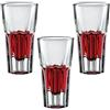 cosedacasa Bicchiere per Amaro liquore Caffe Freddo in Vetro Bormioli Rocco da casa Fornitura Pub Bar Hotel Ristorante-Set 6 Bicchieri liquore