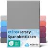 etérea Himmlische Qualität etérea Jersey Lenzuolo con Angoli 60x120-70x140 cm Grigio Epaisseur 5-15 cm - 100% Cotone - Oekotex Materasso Letto Copripiumino - Lenzuola 60x120cm - 70x140cm Gray