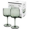 Villeroy & Boch like. by Villeroy & Boch - Like Sage calice da vino set da 2 pz., vetro colorato verde, capacità 270ml