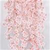 Minnhua 4PCS Fiori di Ciliegio Finti 1.8M Ghirlanda Fiori Artificiali Rosa Fiori di Ciliegio in Seta Appesi Ghirlanda di Vite per Decorazioni da Interno Esterno Casa Muro Matrimonio Festa