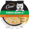 Cesar Fresh Bowls alimento completo per cani di piccola taglia 85 gr - Pollo con carote, fagiolini e zucca - Cibo Umido per Cani - SPEDIZIONE GRATIS 1° ORDINE + scegli lo sconto BZR5 / BZR20