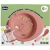CHICCO (ARTSANA SpA) Chicco Set Prima Pappa 6m+ Rosa, 1 pezzo