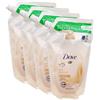 Dove 4x Dove Eco-Ricarica Bagnodoccia Idratante Seta Preziosa Bagnoschiuma Pelle Effetto Seta - 4 Ricariche da 720 ml