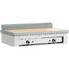 D.L. SERVICE Cuocipiadina a gas 6 piadine da banco con Piano in Pietra Refrattaria - cm 95 x 73 x 44 h