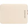 DOMISO Custodia PC Portatile Sleeve 15,6 Pollici,Impermeabile Lettera Stampata Laptop Borsa Porta PC Computer Compatibile con 15,6 Pollici Notebook MacBook HP ASUS Dell Microsoft，Beige