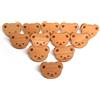 Auped Maniglie Boho a Forma di Orso in Legno Riciclato - Set 12 Pezzi per Mobili Bambini/Cucina, Design Naturale con Certificato PEFC, Ideali per Arredamento Casa Stile Shabby Chic