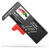 Dlyfull Tester per batteria, semplice tester universale per batterie AA AAA C D 9 V, misuratore di batteria veloce per batteria da 9 V/1,5 V e batterie a bottone