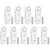 TechRise Allarme Casa Senza Fili Allarme Antifurto Sensore Allarme Porta, 3 Impostazioni Volume Antifurto Casa Con Campanello, Installazione Rapida Per Casa/Appartamento/Garage (9 PCS)