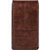MXFDOKD Marsupio Cintura Uomo per Cellulare Caffè, Borsa Clip Cintura per Smartphone in Pelle, 6.9 Universale Borsello Porta Telefono Pelle Portacellulare Cintura Fondina Smartphone Fondina Carte Portafoglio