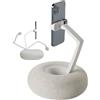 Aznever Supporto per telefono con schermo coccolato, Cuscino per supporto per telefono con schermo coccolato | Supporto per telefono da letto | Cuscino porta tablet per telefono, supporto per telefono