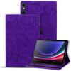 Vaitasy Custodia Samsung Galaxy Tab S9 11 Pollici 2023 Cover Pelle PU Custodia con Auto Svegliati/Sonno per Galaxy Tab S9 FE/S8/S7 - Mandala Viola