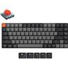 Keychron K3 Versione 3 Tastiera meccanica senza fili, Bluetooth/USB-C, LED bianco, macro programmabili QMK/VIA, ABS keycaps, per Mac/Windows, Low Profile 2.0 Red Switch
