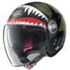 Nolan N21 VISOR SKYDWELLER 091 FLAT BLACK/GREEN