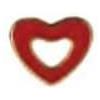 SANICO SRL Orecchino Sterile Bjt715 Gp Red Heart