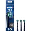 ORAL-B POWER REFILL EB50 CROSSACTION BLACK 3 PEZZI